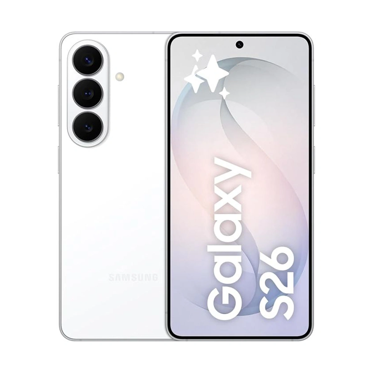 Samsung - Galaxy - S26 - White - 6.3 " - Dynamic AMOLED 2X - 1080 x 2340 pixels - Exynos - 2600 - Internal RAM 12 GB - 512 GB - Dual SIM - 3G - 4G - 5G - Main camera resolution 50 MP - Secondary camera resolution 10 MP - Android - 16 - 4300 mAh