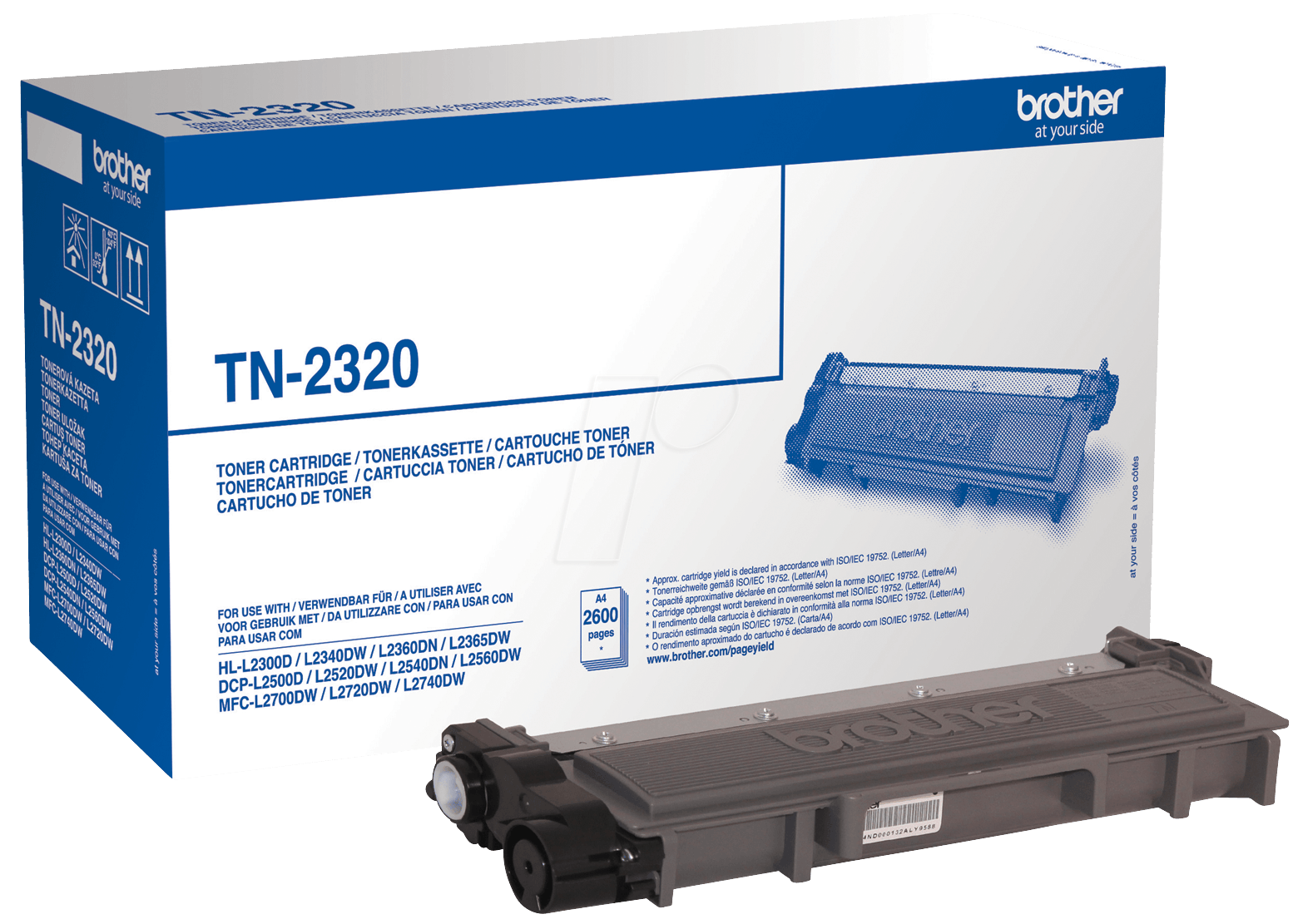 Brother TN-2320 - Toner Cartridge - Black