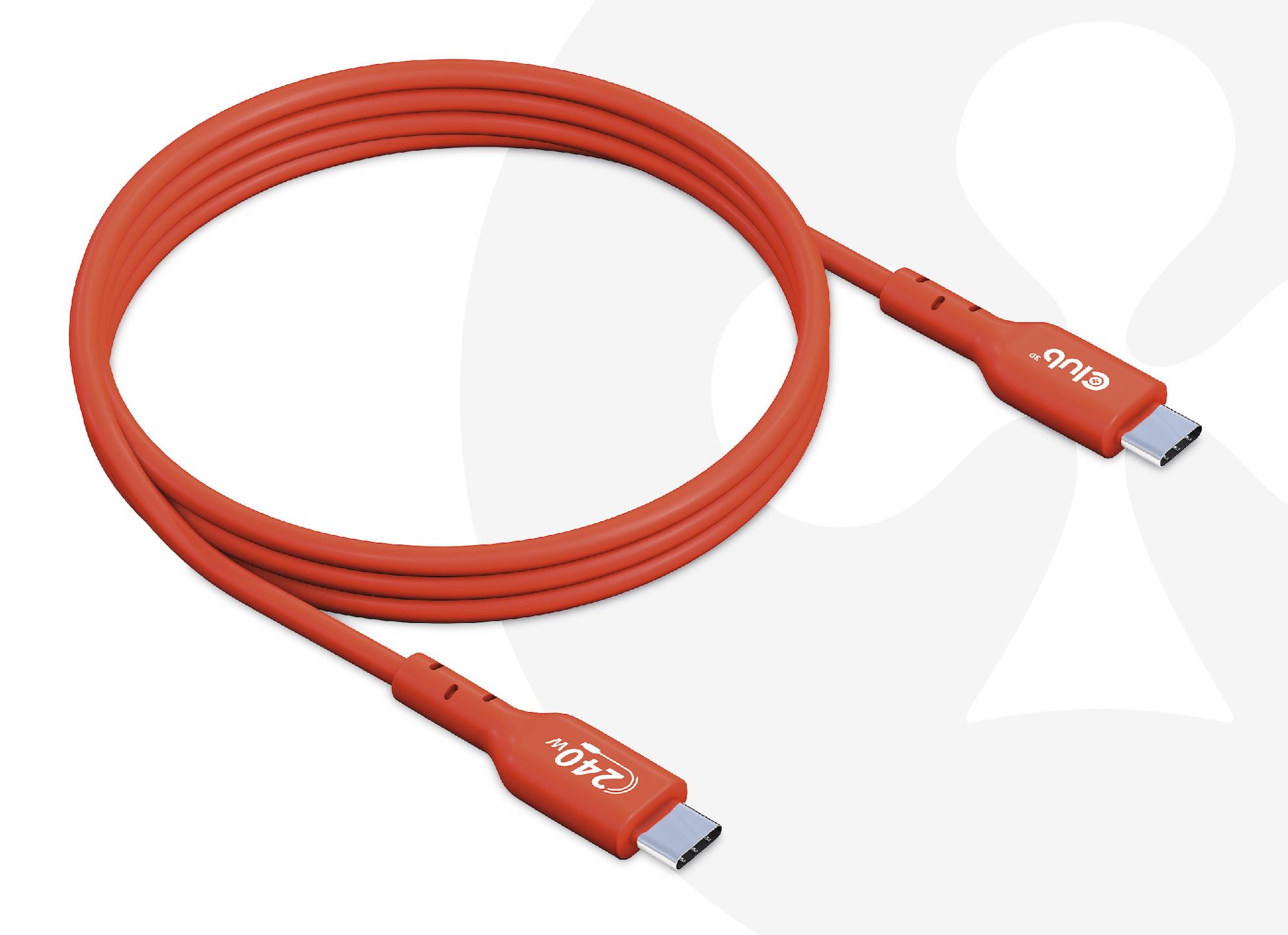 CABLE USB-C TO USB-C 1M/M/M CAC-1511 CLUB3D