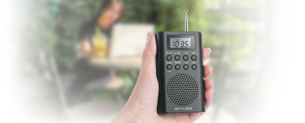 Muse - Pocket radio - M-03R - Black