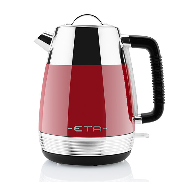 ETA - Storio Kettle - ETA918690030 - Standard - 2150 W - 1.7 L - Stainless steel - 360° rotational base - Red