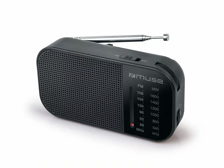 Muse - M-025 R - Portable radio - Black