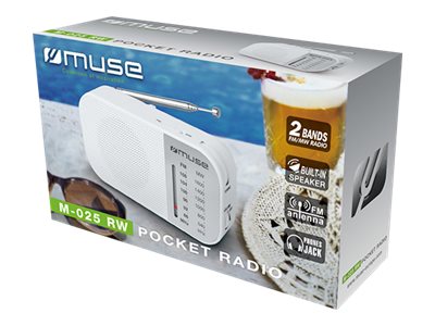 Muse - M-025 RW - Portable radio - White