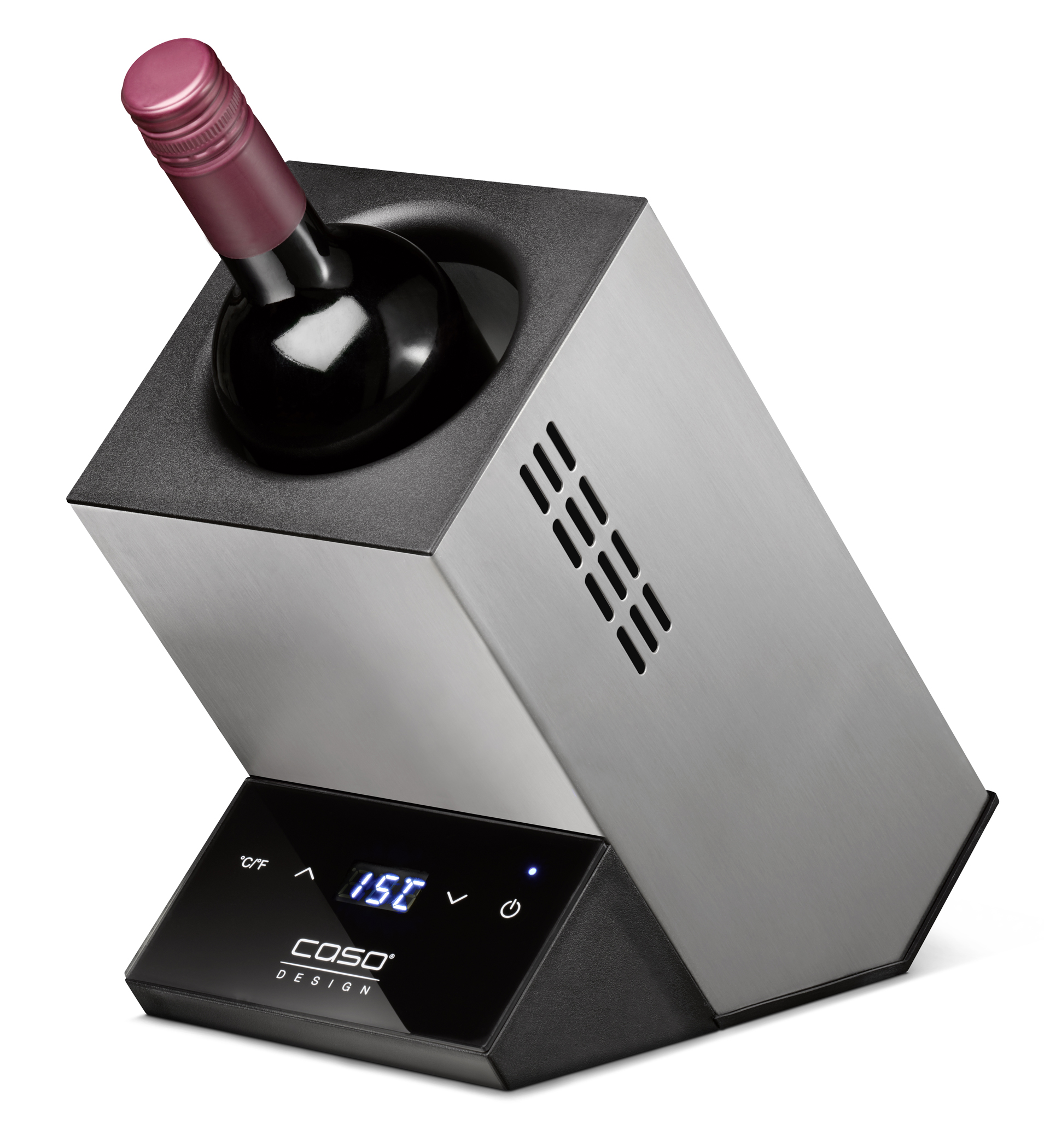 Caso - Wine cooler for one bottle - WineCase One - Energy efficiency class Not apply - Free standing - Bottles capacity 1 - Inox