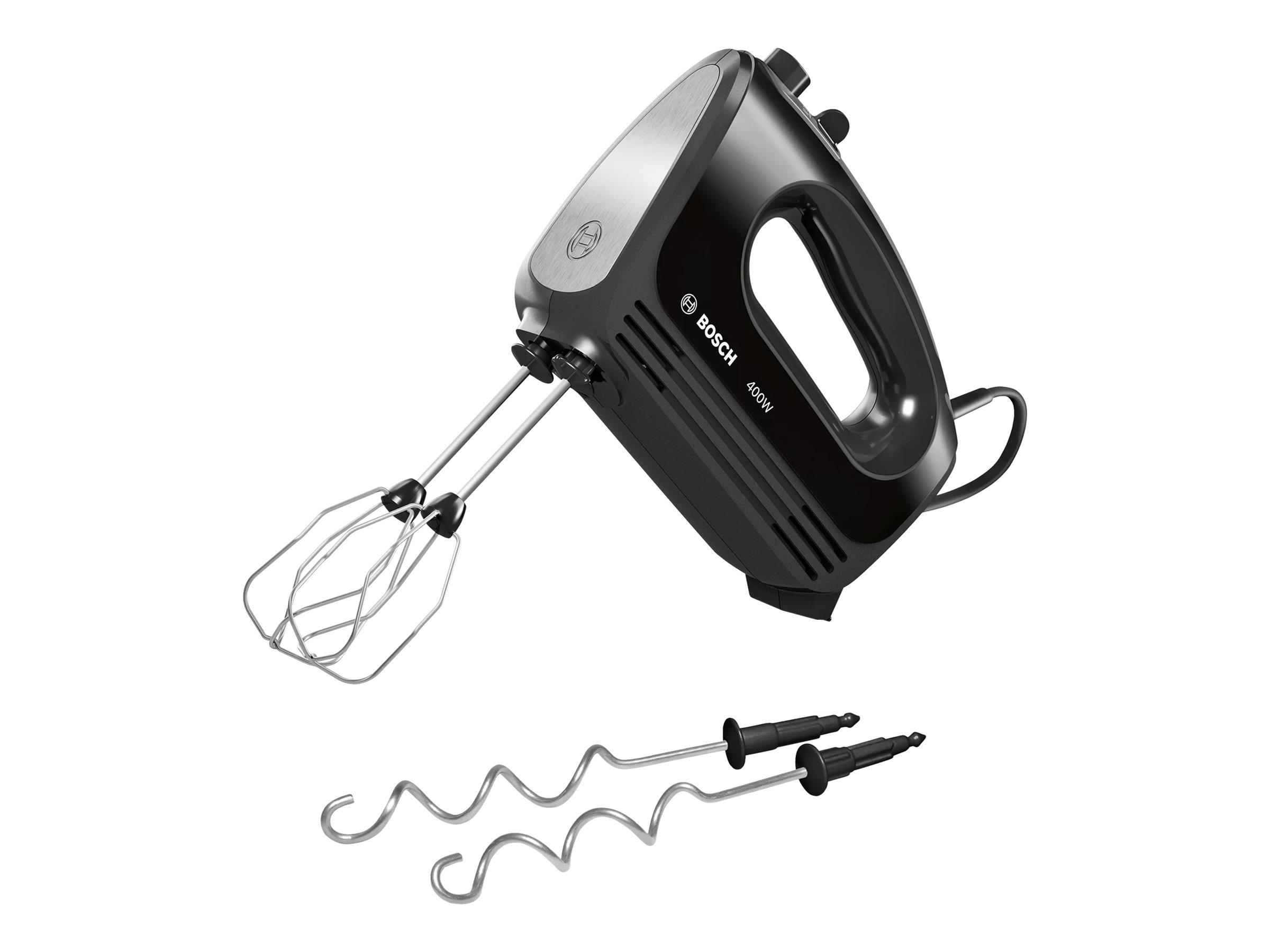 Bosch Hand Mixer - MFQ2420B CleverMixx - Hand Mixer - 400 W - Number of speeds 4 - Turbo mode - Black