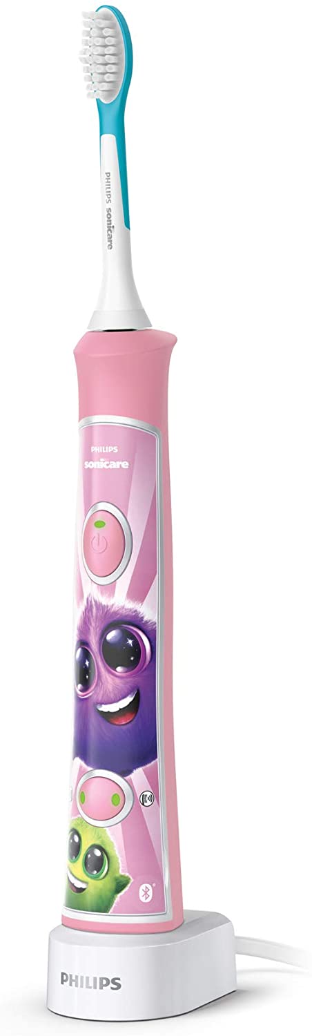 Philips - Electric toothbrush - HX6352/42 - Rechargeable - For kids - Number of brush heads included 2 - Number of teeth brushing modes 2 - Sonic technology - Pink
