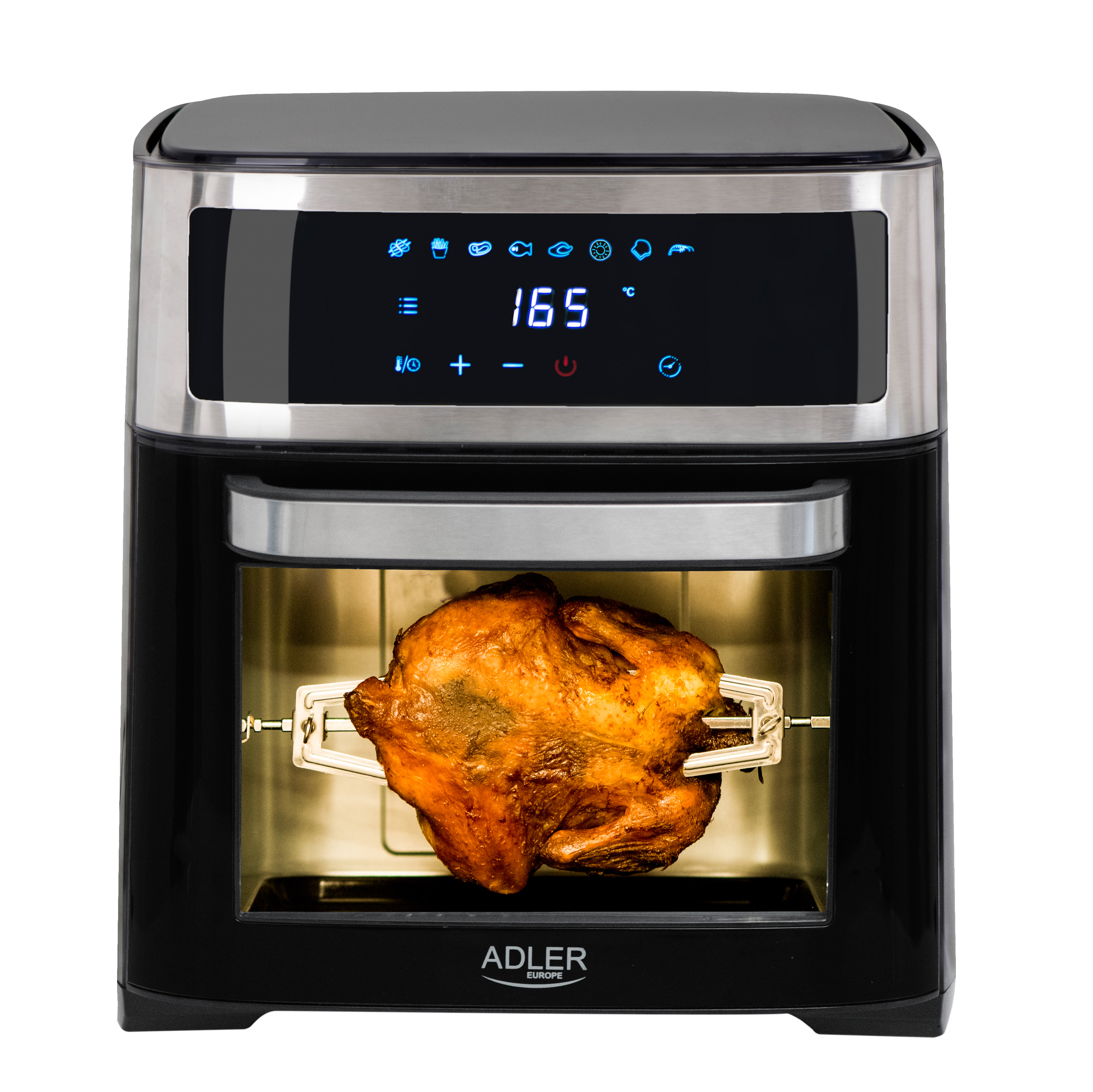 Adler - Airfryer Oven - AD 6309 - Power 1700 W - Capacity 13 L - Stainless steel/Black