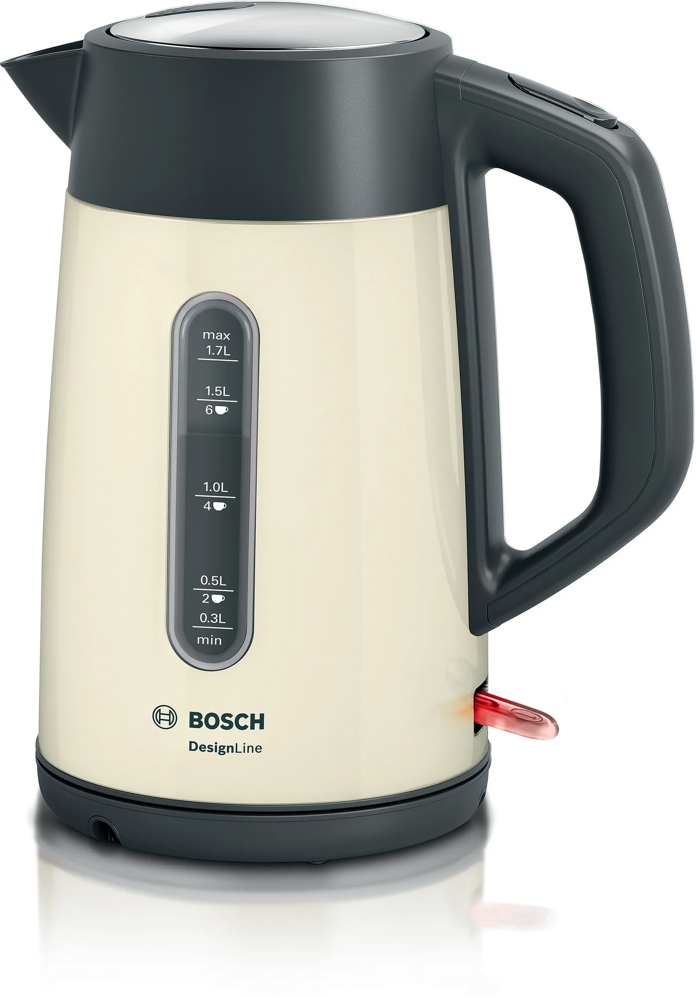 Bosch - Kettle - TWK4P437 - Electric - 2400 W - 1.7 L - Stainless steel - Beige