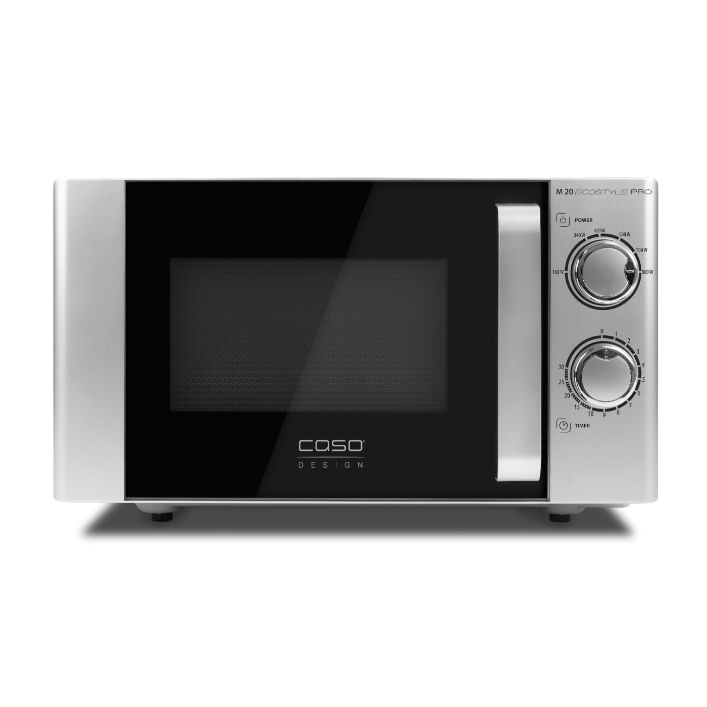 Caso - Microwave - M20 Ecostyle Pro - Free standing - 800 W - 20 L - Silver