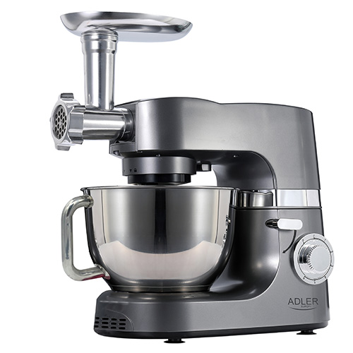 Adler - Planetary Food Processor - AD 4221 - 1200 W - Number of speeds 6 - Bowl capacity 7 L - Meat mincer - Steel