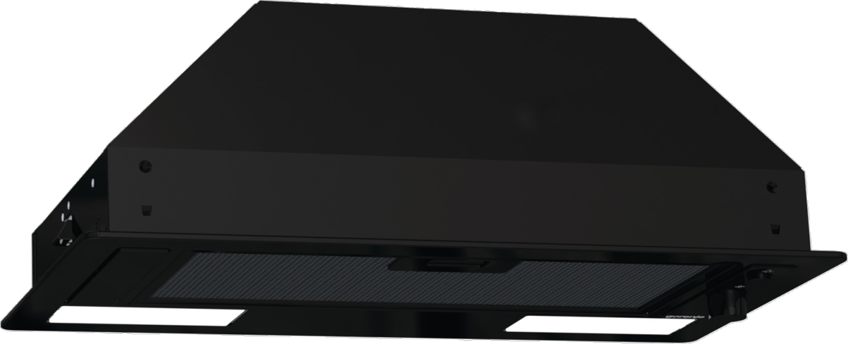 Gorenje - Hood - BHI681EB - Canopy - Energy efficiency class D - Width 58 cm - 370 m³/h - Mechanical control - LED - Black