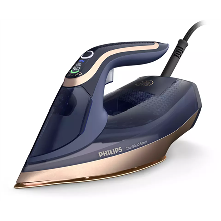 Philips - DST8050/20 Azur - Steam Iron - 3000 W - Water tank capacity 350 ml - Continuous steam 85 g/min - Blue