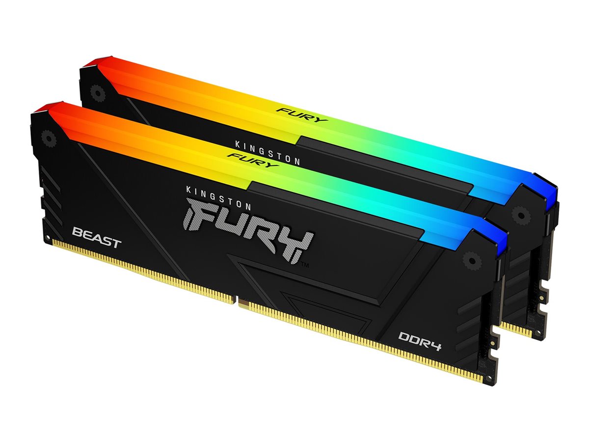 Kingston - Fury Beast - 32GB (16GBx2) GB - DDR4 - 3600 MHz - PC/server - Registered No - ECC No
