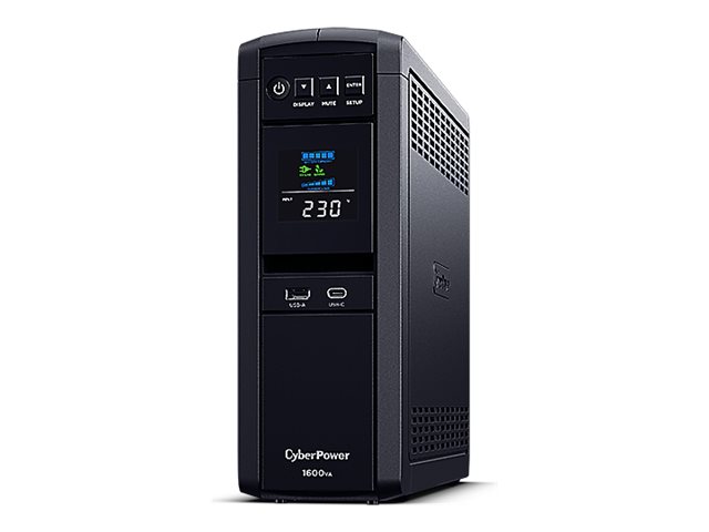 CyberPower - Backup UPS Systems - CP1600EPFCLCD - 1600 VA - 1000 W