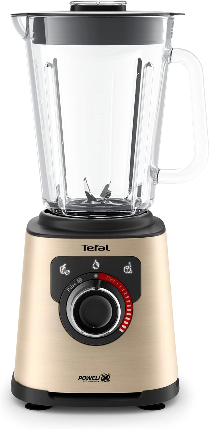 TEFAL - Blender - PerfectMix+ BL871A31 - Tabletop - 1200 W - Jar material Glass - Jar capacity 1.5 L - Ice crushing - Gold