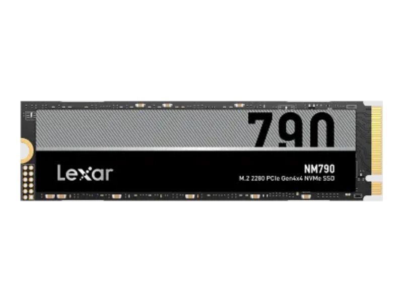 Lexar SSD - NM790 - 8000 GB - SSD form factor M.2 2280 - Solid-state drive interface M.2 NVMe - Read speed 7400 MB/s - Write speed 6500 MB/s