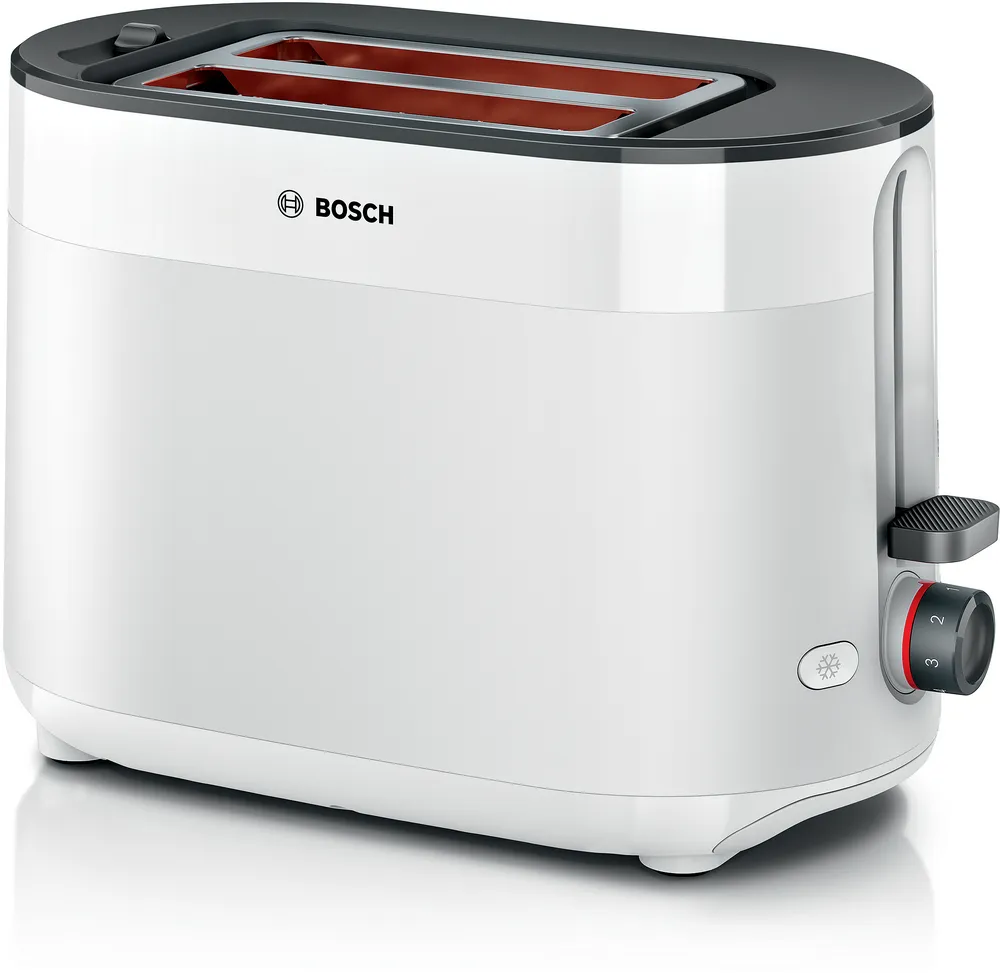 Bosch Compact Toaster - TAT2M121 MyMoment - Power 950 W - Number of slots 2 - Housing material Plastic - White