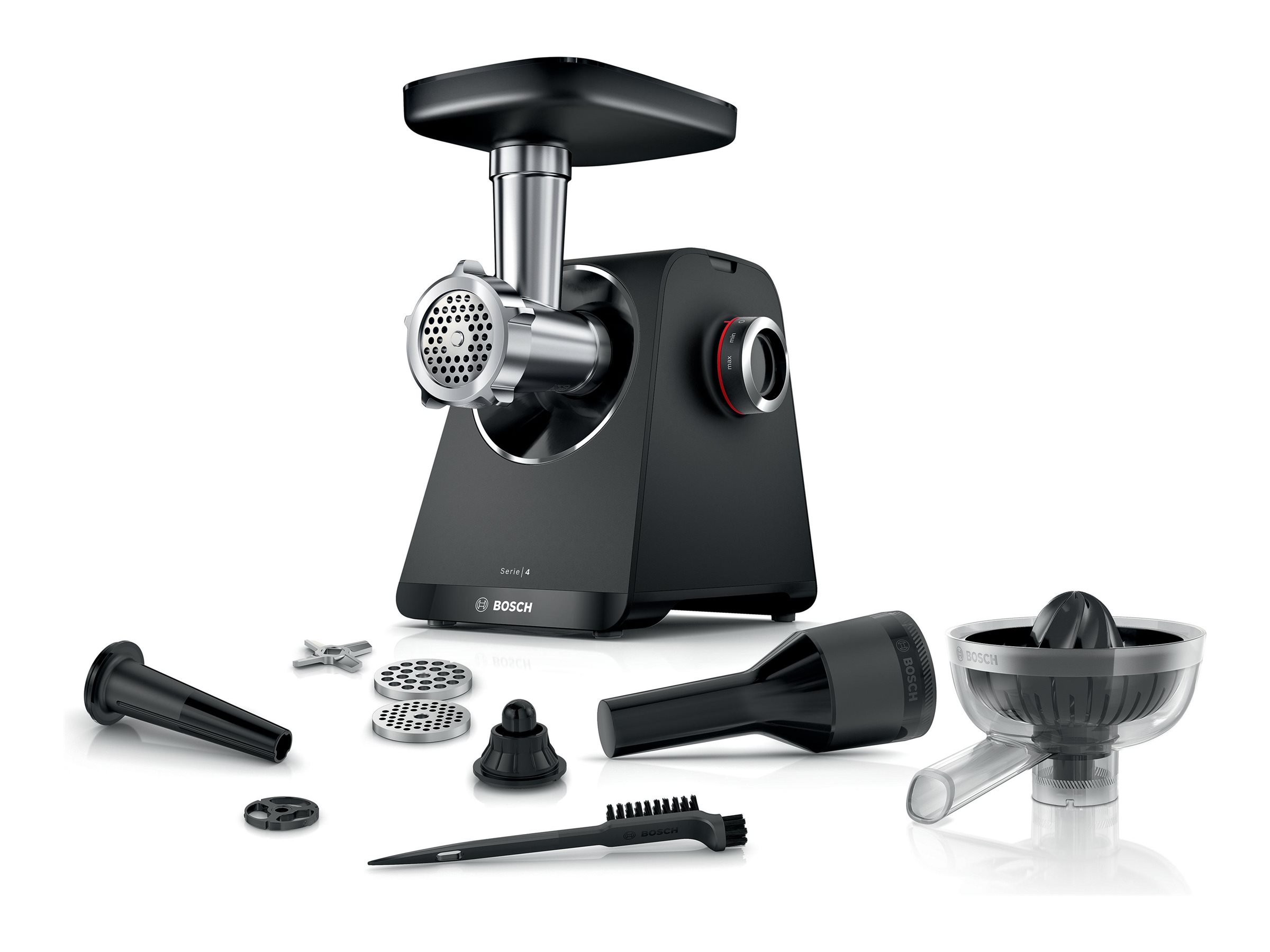 Bosch Food Mincer - MFWS430B - Black - Number of speeds 2 - Throughput (kg/min) 2.5