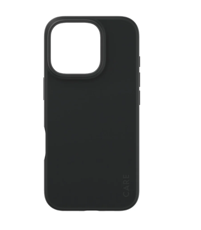 CARE Fashionable Case - Back cover - Apple - iPhone 16 PRO - Recycled plastic - Black