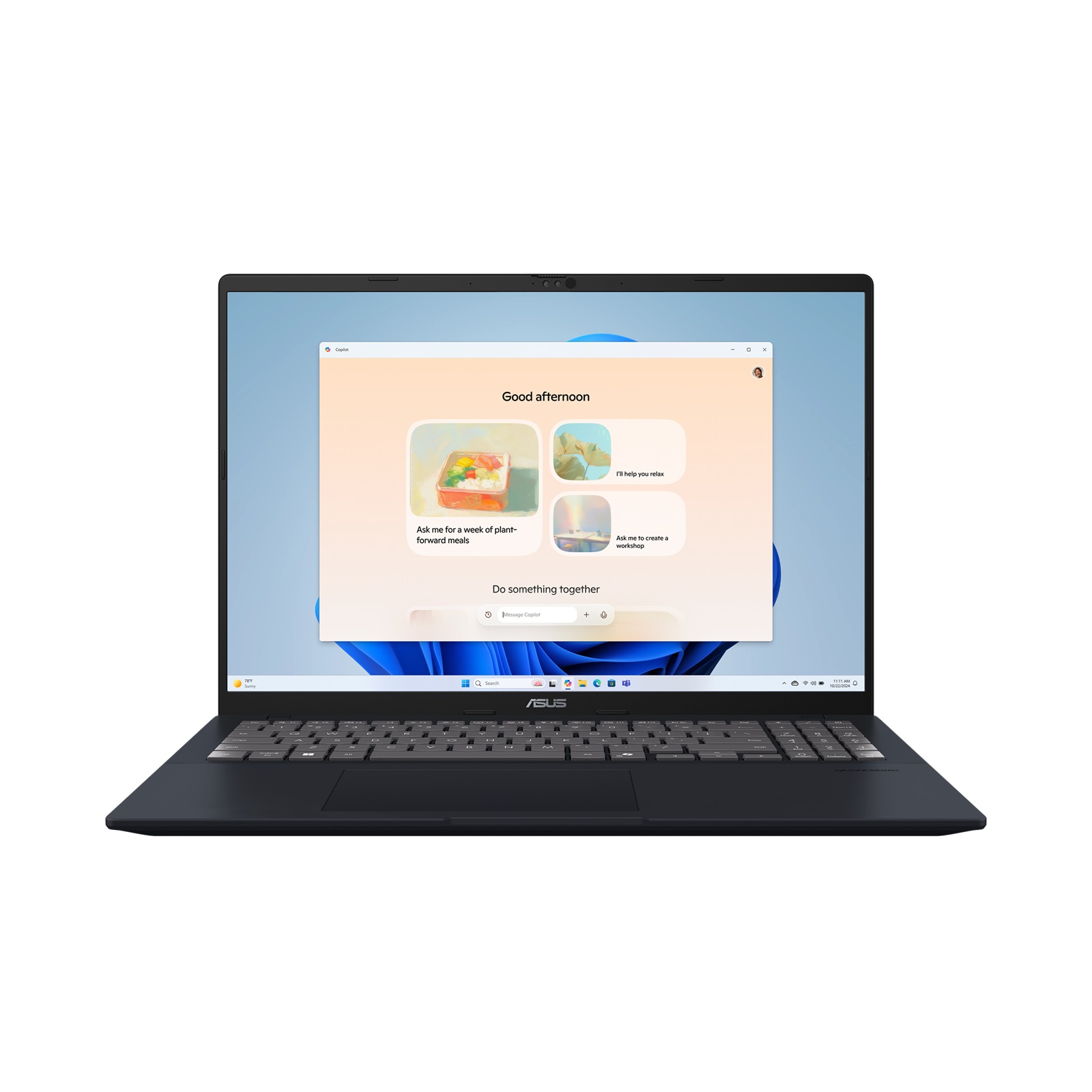 Asus Vivobook 16 X1607CA-KM110W - Quiet Blue - 16 " - IPS - WUXGA - 60 Hz - 1920 x 1200 pixels - Anti-glare - Intel Core Ultra 5 - 225H - 16 GB - DDR5 - Solid-state drive capacity 512 GB - Intel Graphics - Windows 11 Home - 802.11ax - Bluetooth version 5.