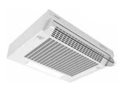 CATA Hood - FK SLIM 6000 WH - Conventional - Energy efficiency class B - Width 60 cm - 162 m³/h - Mechanical - LED - White