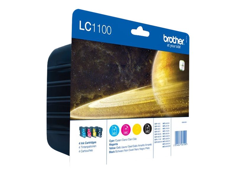 Brother LC1100VALBP C M Y BK Multipack - Brother