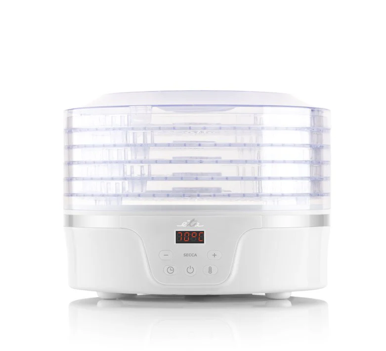 ETA Fruit Dryer - ETA730190000 Secca - Power 380 W - Number of trays 5 - Integrated timer - White
