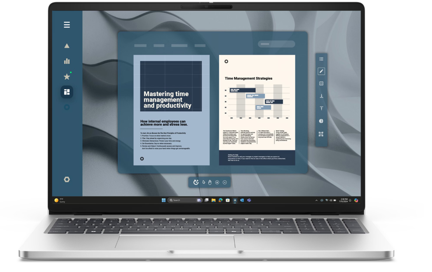 Dell Pro 16 PC16255 - Platinum Silver - 16 " - IPS - Touchscreen - FHD+ - 1920 x 1200 pixels - Anti-glare - AMD Ryzen AI 7 PRO - 350 - 32 GB - DDR5 - Solid-state drive capacity 512 GB - AMD Radeon 860M Graphics - Windows 11 Pro - 802.11ax - Keyboard langu