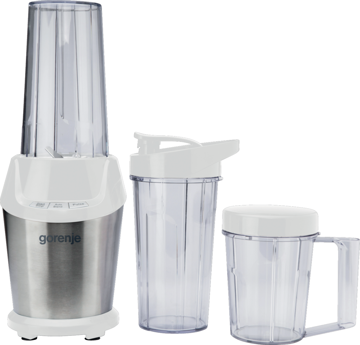 Gorenje Blender - BN1000E - Tabletop - 1000 W - Jar material Tritan - Jar capacity 0.75 L - Ice crushing - White