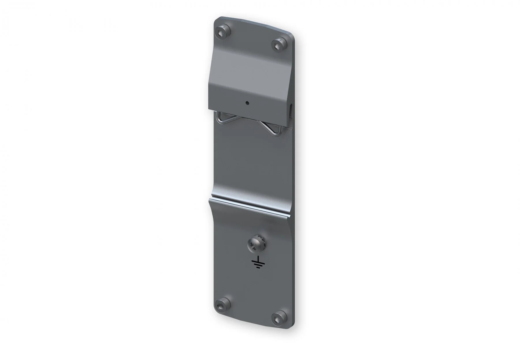 Teltonika Rear DIN Rail Panel, 115 x 32.2 x 5.8 mm, Aluminium - PR5MEC24