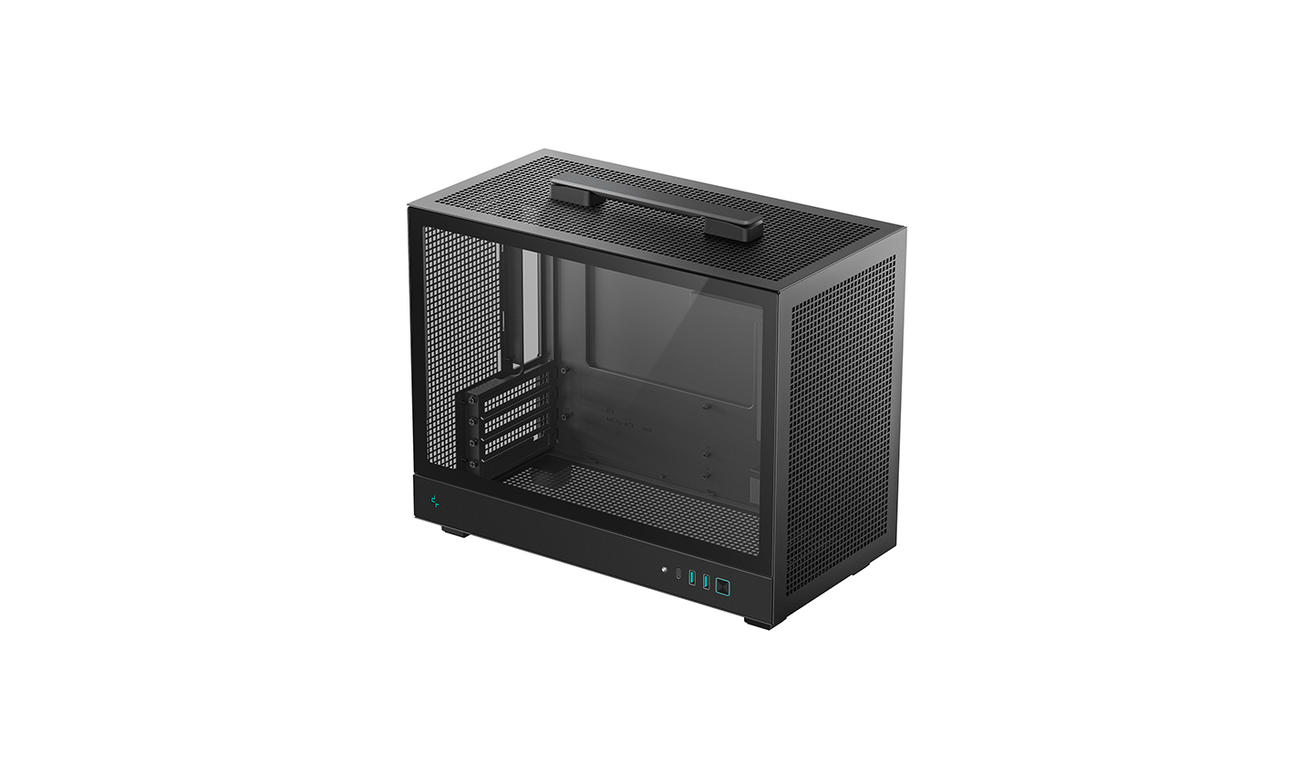 Deepcool Case - CH160 Plus - Black - Mini-ITX