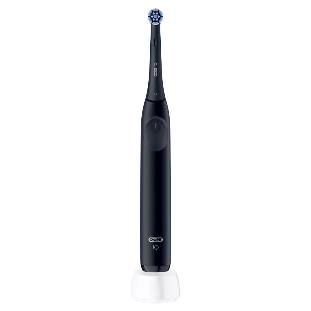 Oral-B Electric Toothbrush - iO2 - Rechargeable - For adults - Number of brush heads included 1 - Number of teeth brushing modes 3 - Night Black
