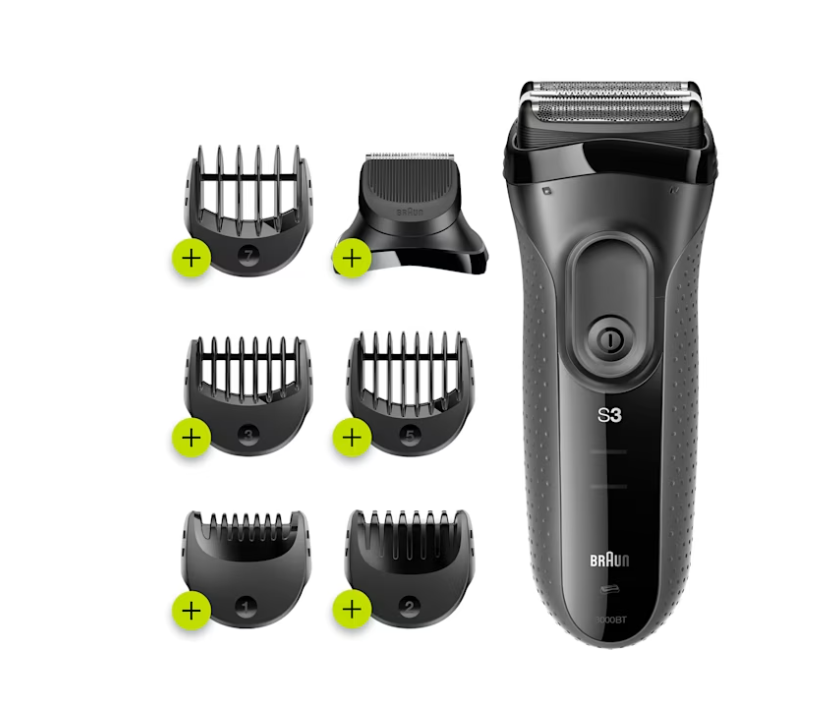 Braun Shave&Style Shaver - 3000BT Series 3 - Operating time (max) 45 min - NiMH - Black