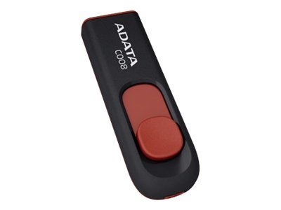 ADATA - C008 - 64 GB - USB 2.0 - Black/Red