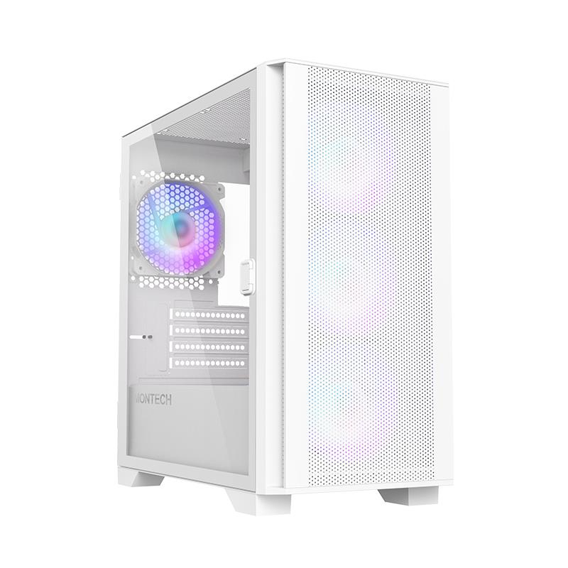 Case|MONTECH|AIR 100 ARGB|MidiTower|Not included|MicroATX|MiniITX|Colour White|AIR100ARGB(W)