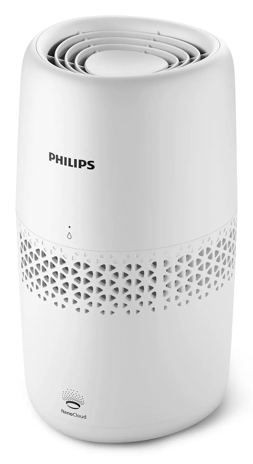 Philips - Air Humidifier - HU2510/10 - Humidifier - 11 W - Water tank capacity 2 L - Suitable for rooms up to 31 m² - NanoCloud technology - Humidification capacity 190 ml/hr - White