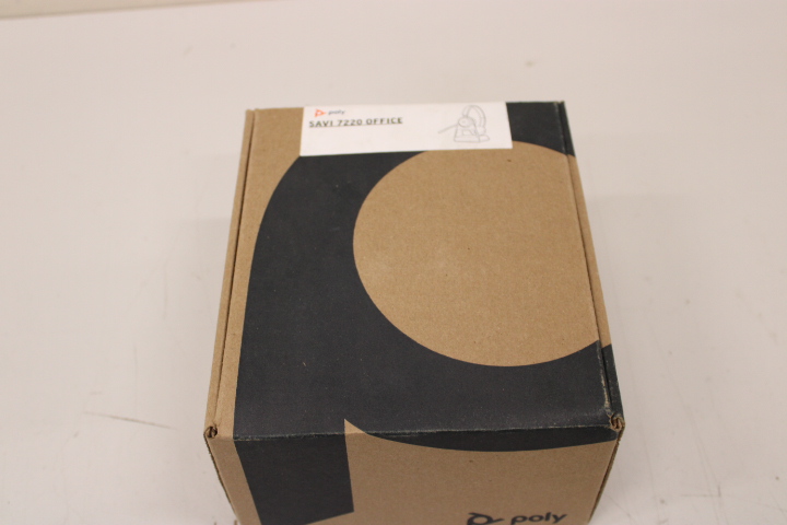 SALE OUT.  - Poly - Headset - Savi 7220 Office - On-ear - Built-in microphone - Wireless - Black - USED,SCRATCHED