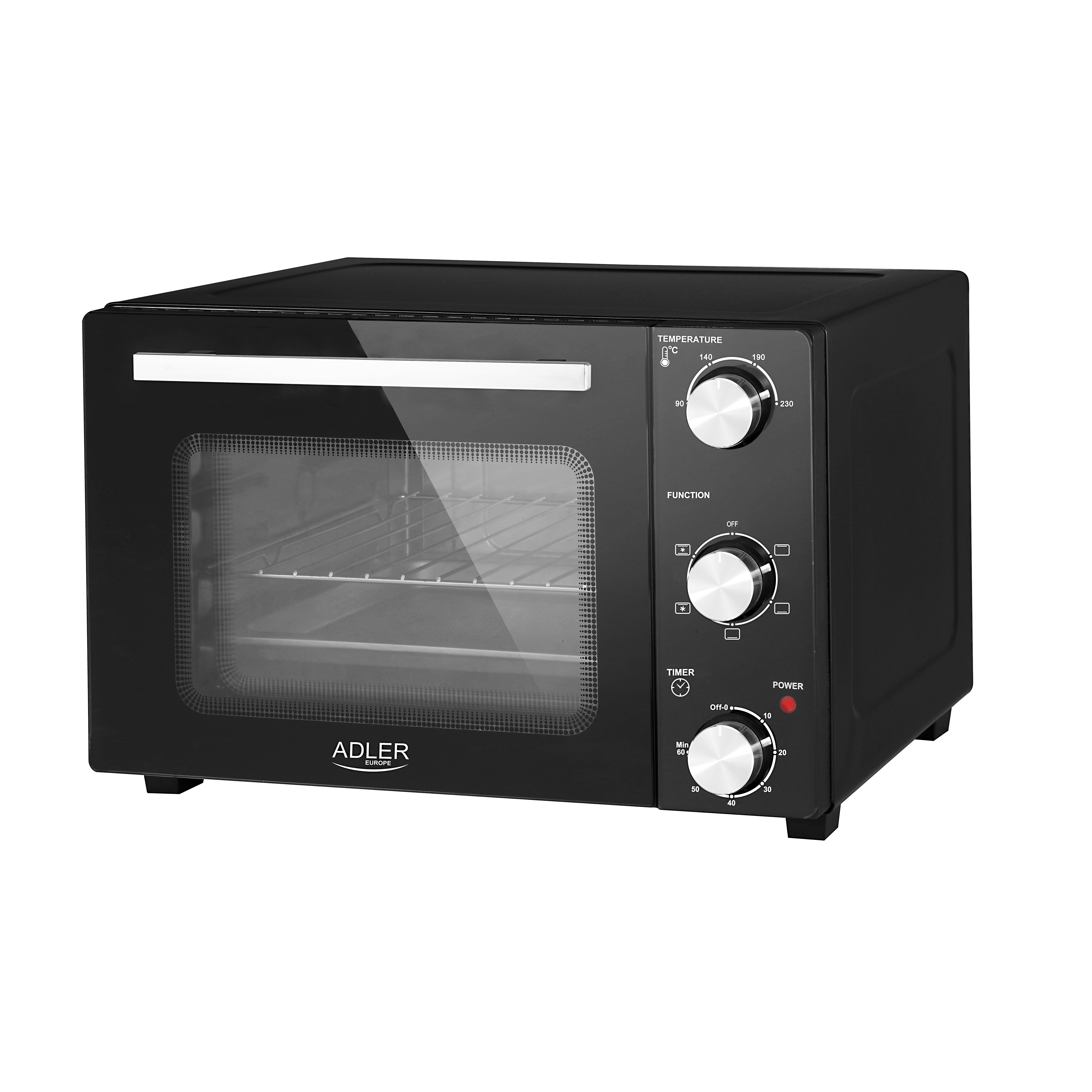 Adler Electric Oven - AD 6024 - 22 L - 1300 W - Black