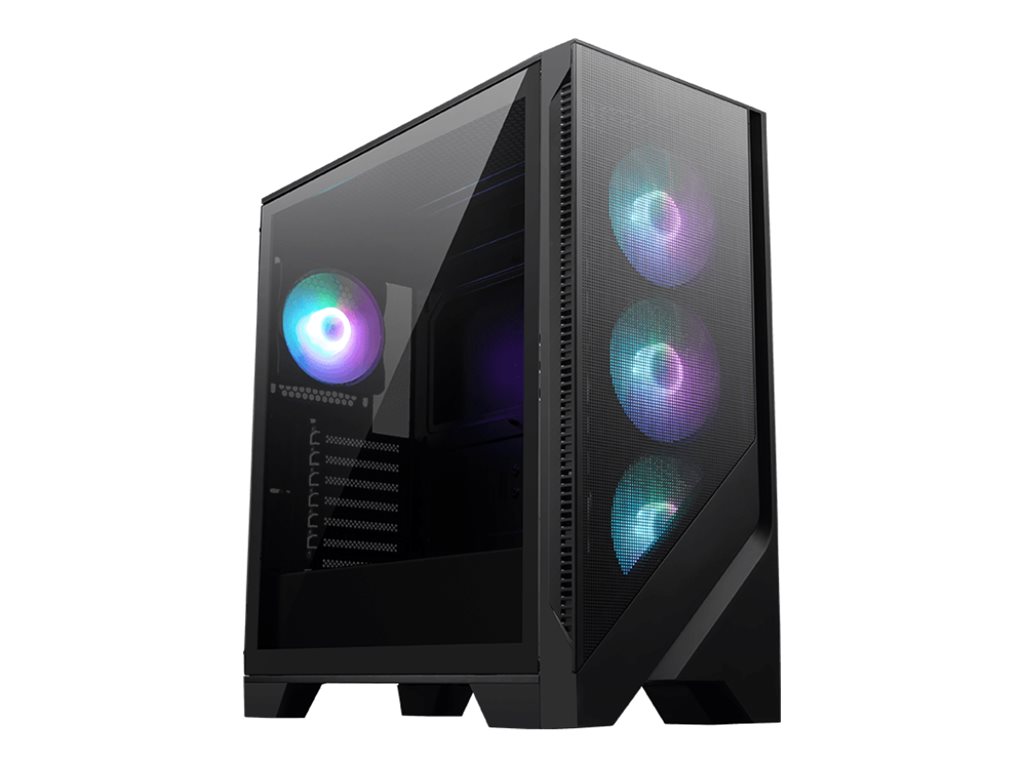 MSI PC Case - MAG FORGE 321R AIRFLOW - Side window - Black - Mid-Tower - ATX