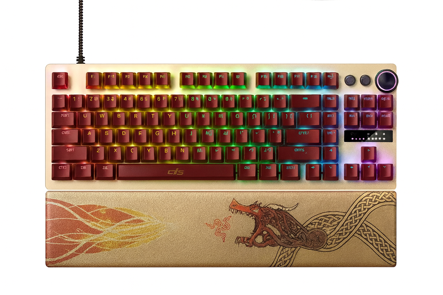 Razer Huntsman V3 Pro Tenkeyless - Gaming Keyboard - Wired - US - Razer Analog Optical Switch Gen-2 - Counter-Strike 2 Edition