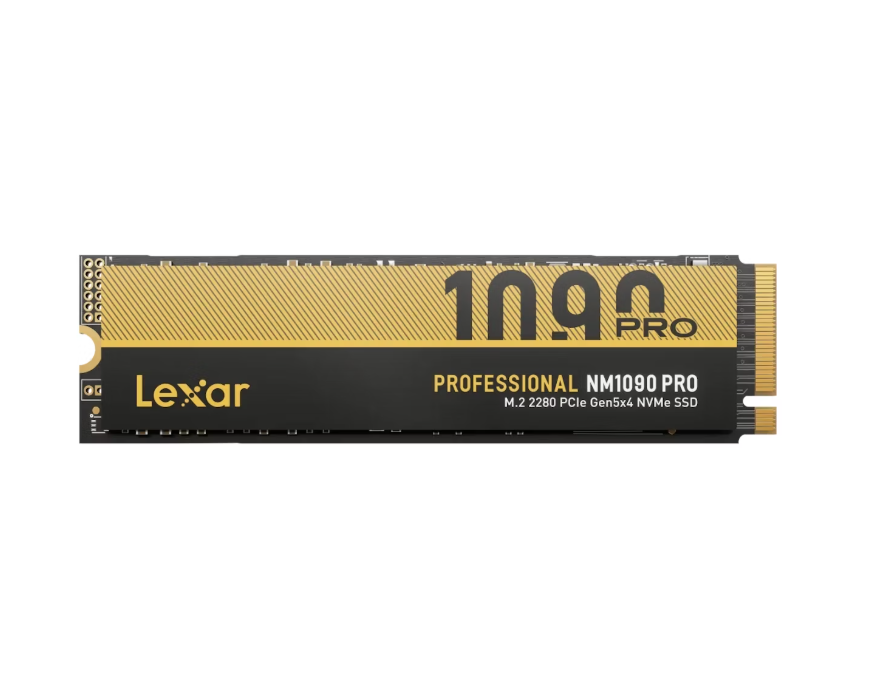 Lexar SSD - NM1090 Pro - 4000 GB - SSD form factor M.2 2280 - Solid-state drive interface PCIe Gen 5x4 - Read speed 14000 MB/s - Write speed 13000 MB/s