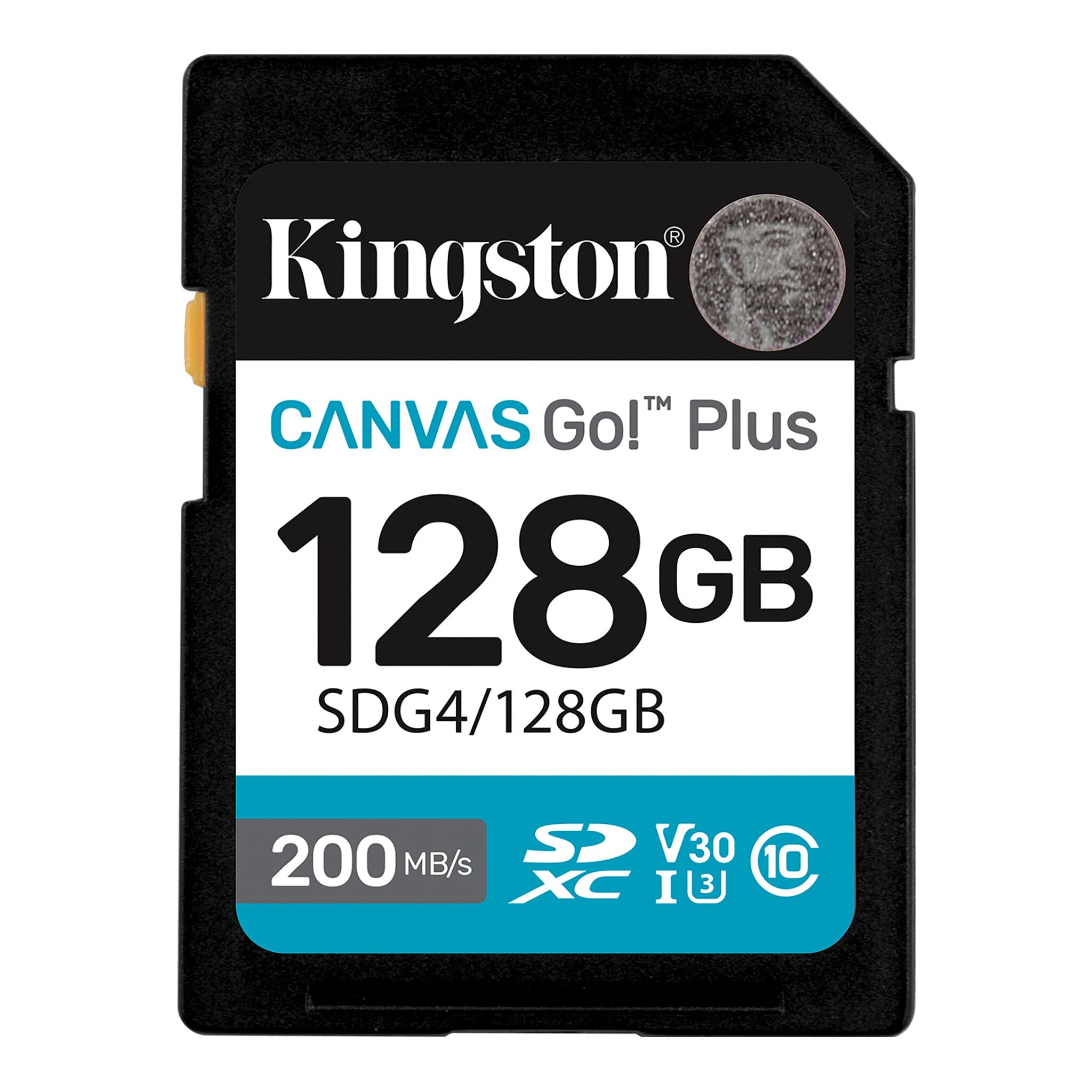 Kingston - Canvas Go! Plus - 128 GB - SD - Flash memory class Class 10, UHS-I, U3, V30