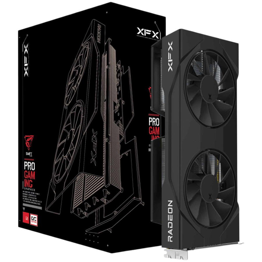 XFX Swift AMD Radeon RX 9060 XT OC 16GB GDDR6 128-bit HDMI 2x DP