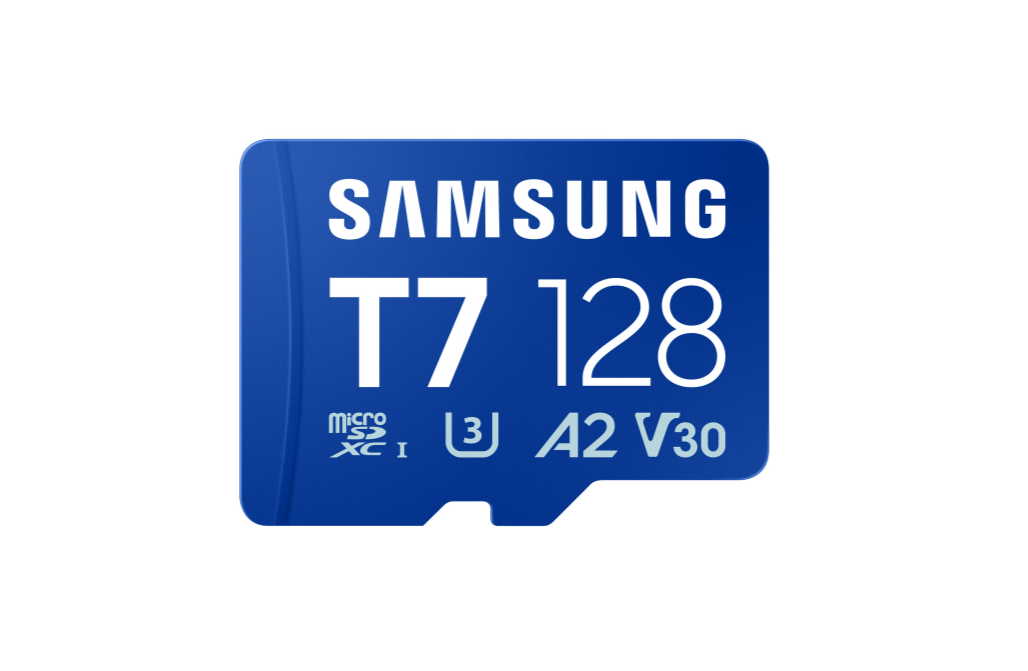 Samsung MicroSD card - T7 - 128 GB - microSDXC - Flash memory class U3, V30, A2