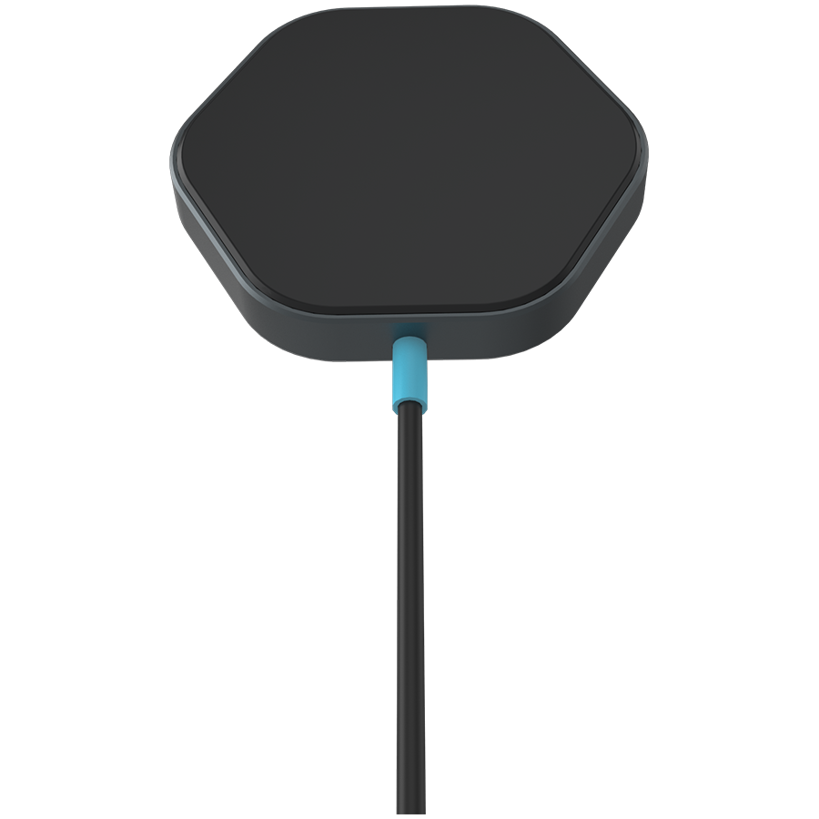 CANYON wireless charger HEXAGON 110 Dark Grey Blue