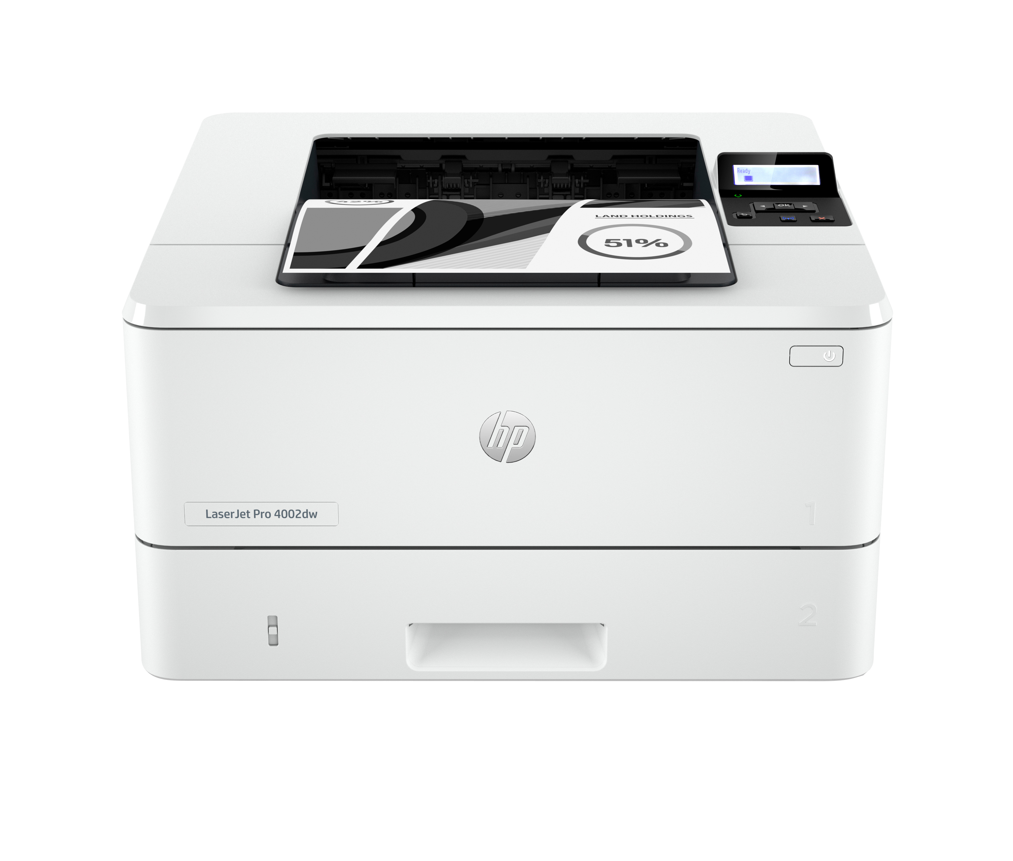 HP LaserJet Pro 4002dw Printer - A4 Mono Laser, Print, Automatic Document Feeder, Auto-Duplex, LAN, WiFi, 40ppm, 750-4000 pages per month (replaces M404dw)