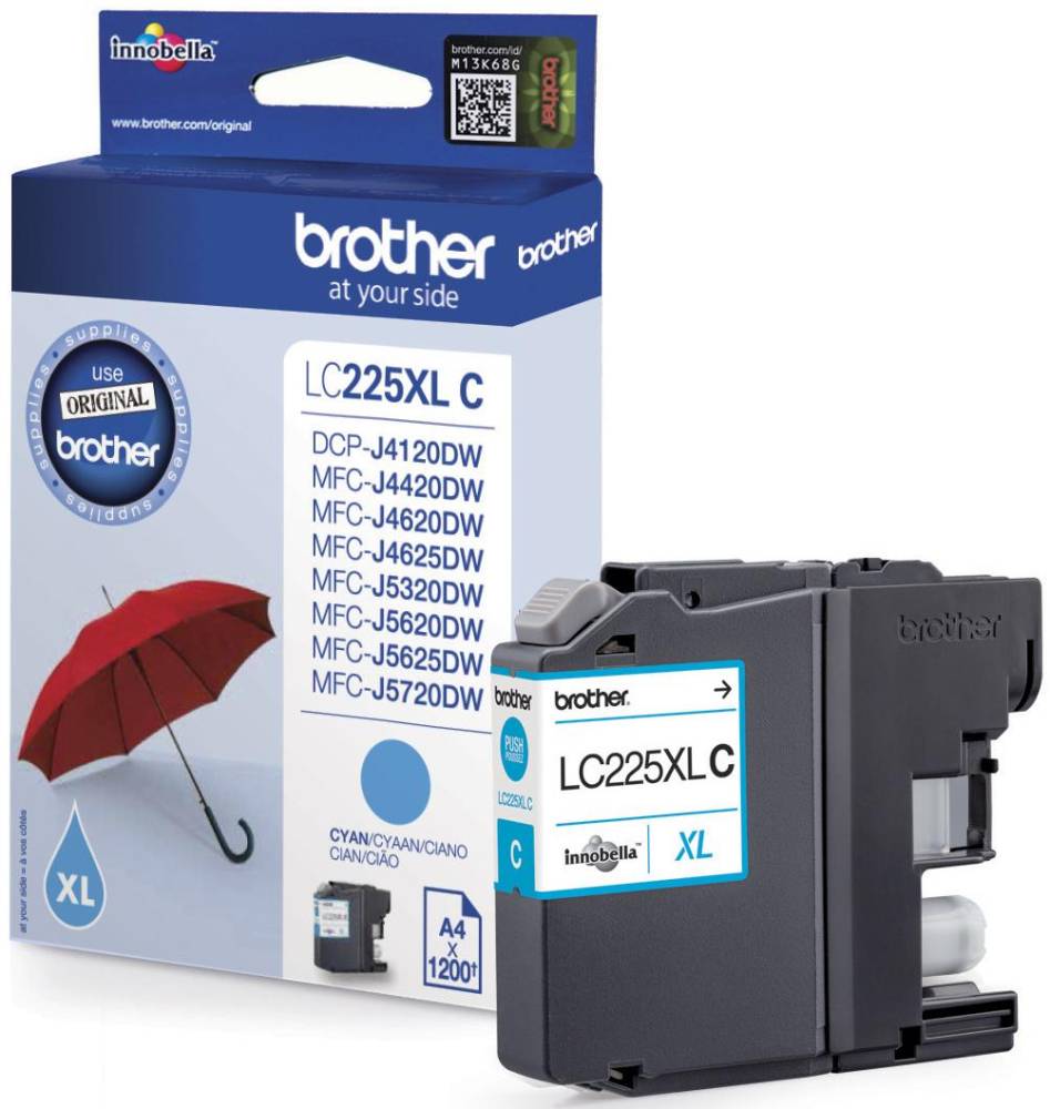 Brother LC-225XLC - Ink Cartridge - Cyan