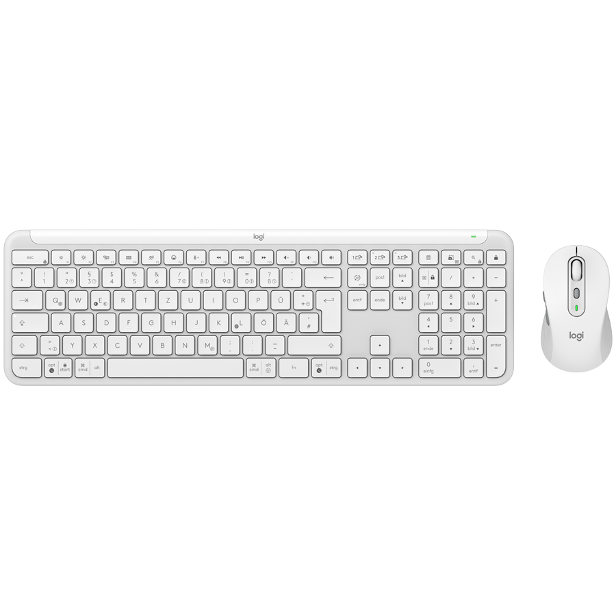 LOGITECH Signature Slim Combo MK950 - OFF WHITE - US INT'L - 2.4GHZ/BT - INTNL-973