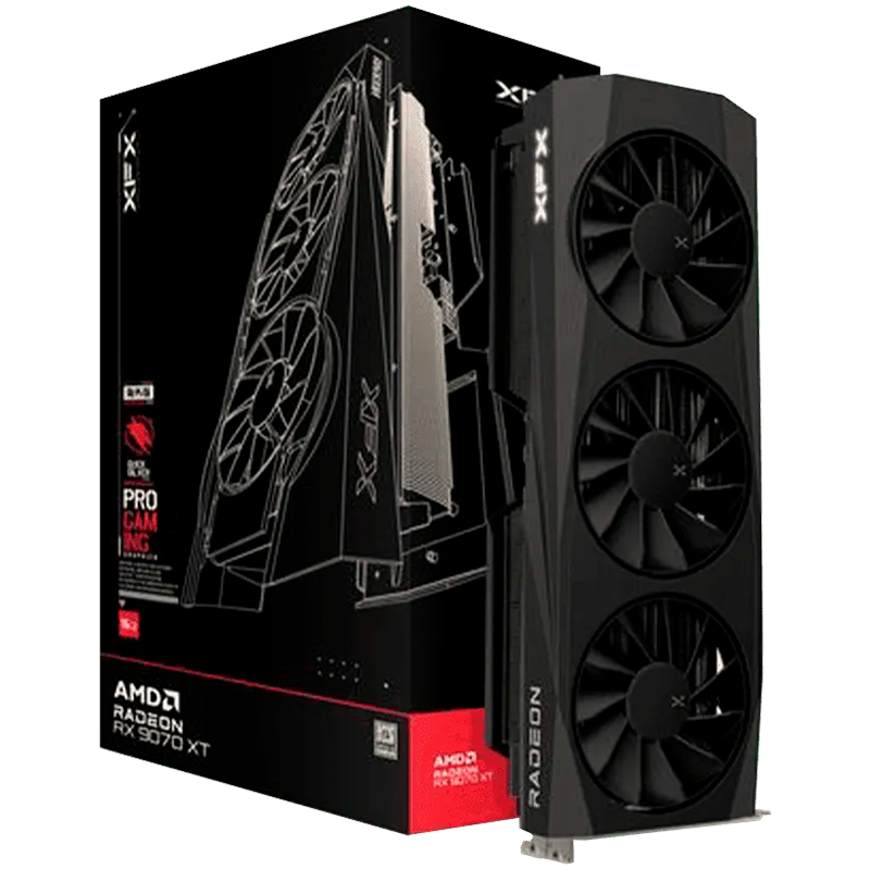 XFX Quicksilver AMD Radeon RX 9070XT 16GB GDDR6 256-bit HDMI 3xDP