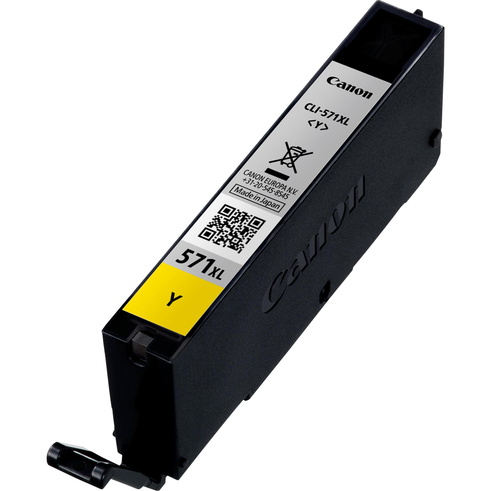 INK CARTRIDGE YELLOW CLI-571XL/0334C001 CANON